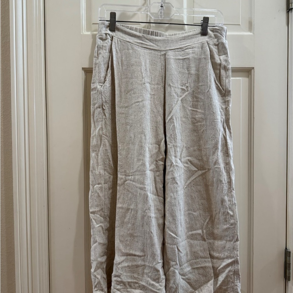 Jolie Cream Textured Pants